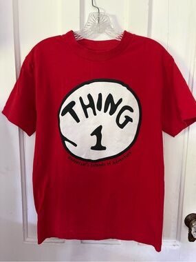 Universal Studios Unisex Red Thing 1 Graphic Tee